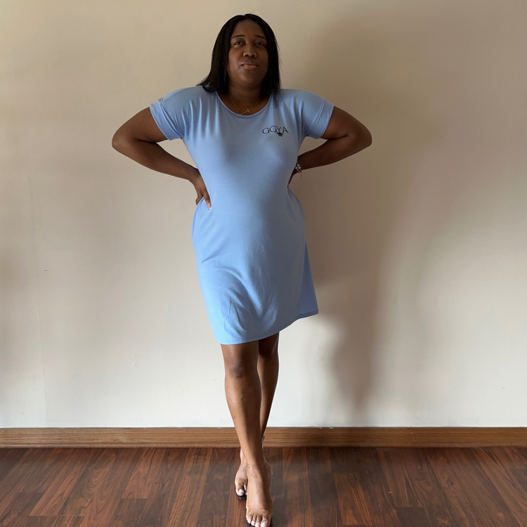 Comfy Little Blue Dress